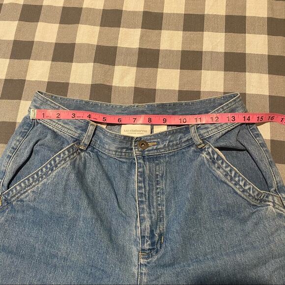 Vintage Liz Claiborne Mom Jean Capris Women's Size 8 Light Wash High Waisted - Picture 6 of 10